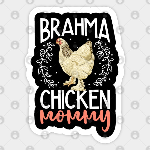 Brahma Chicken Mommy Sticker by Modern Medieval Design